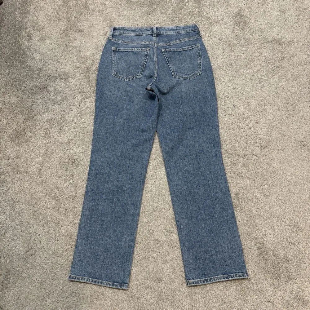 Old Navy Extra High Rise Straight Jean Secret Smooth Pockets Size 6